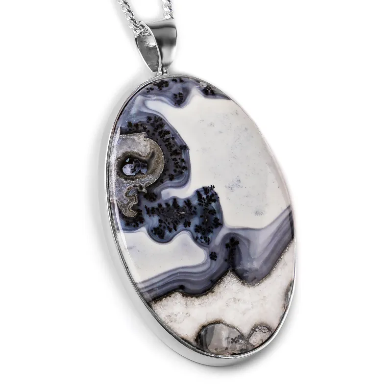 Perfect Maligano Jasper Necklace - Natural Designer Gemstone sold by Henryka