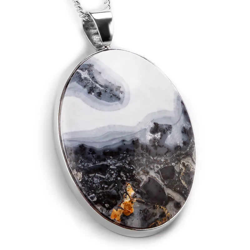 Perfect Maligano Jasper Necklace - Natural Designer Gemstone sold by Henryka