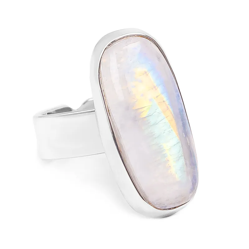 Moonstone Statement Ring - Natural Designer Gemstone sold by Henryka