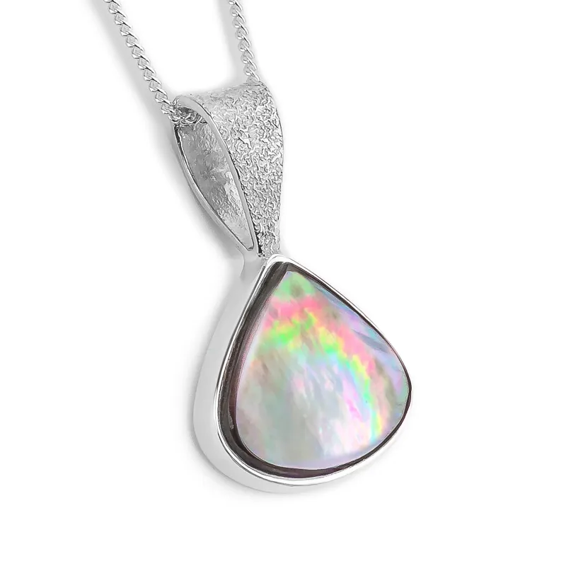 Perfect Tahitian Black Mother of Pearl Necklace - Natural Designer Gemstone sold by Henryka