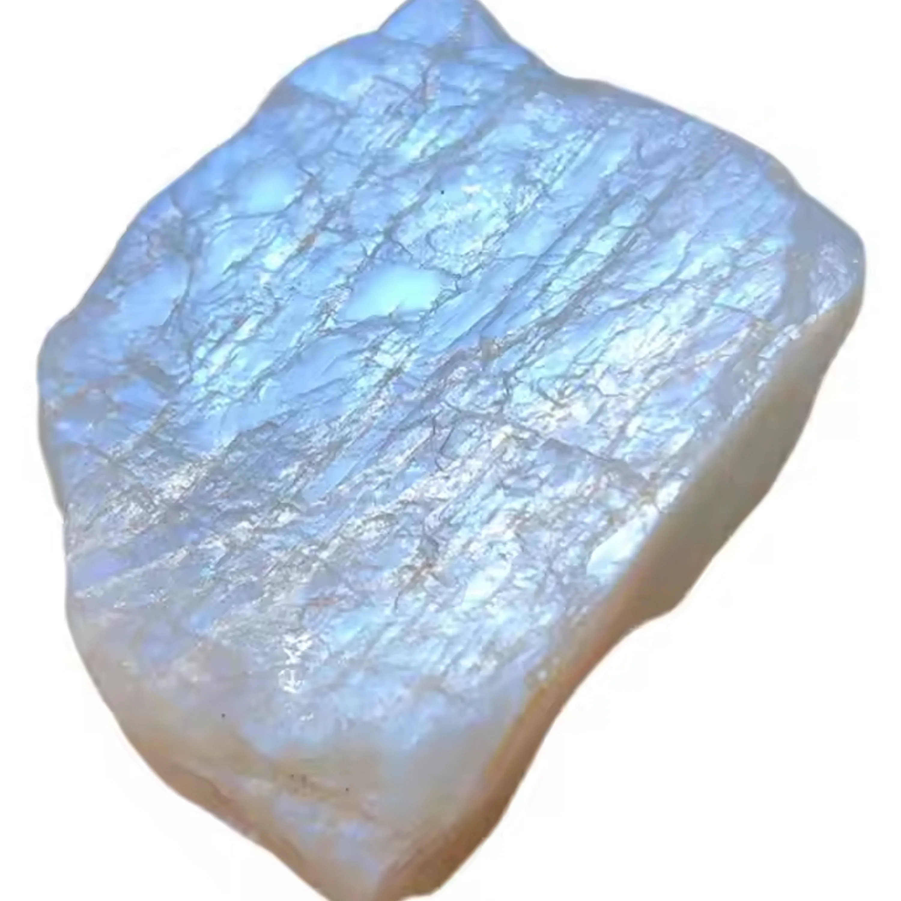 Adorable Rainbow Flash Moonstone Necklace - Natural Designer Gemstone sold by Henryka product image thumbnail 2