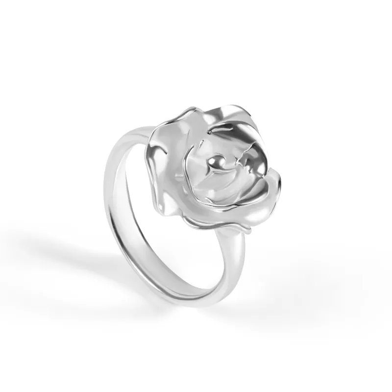 Rose Ring in Sterling Silver sold by Henryka