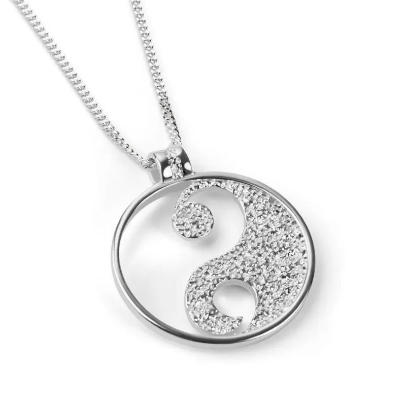 Yin Yang Necklace in Sterling Silver sold by Henryka