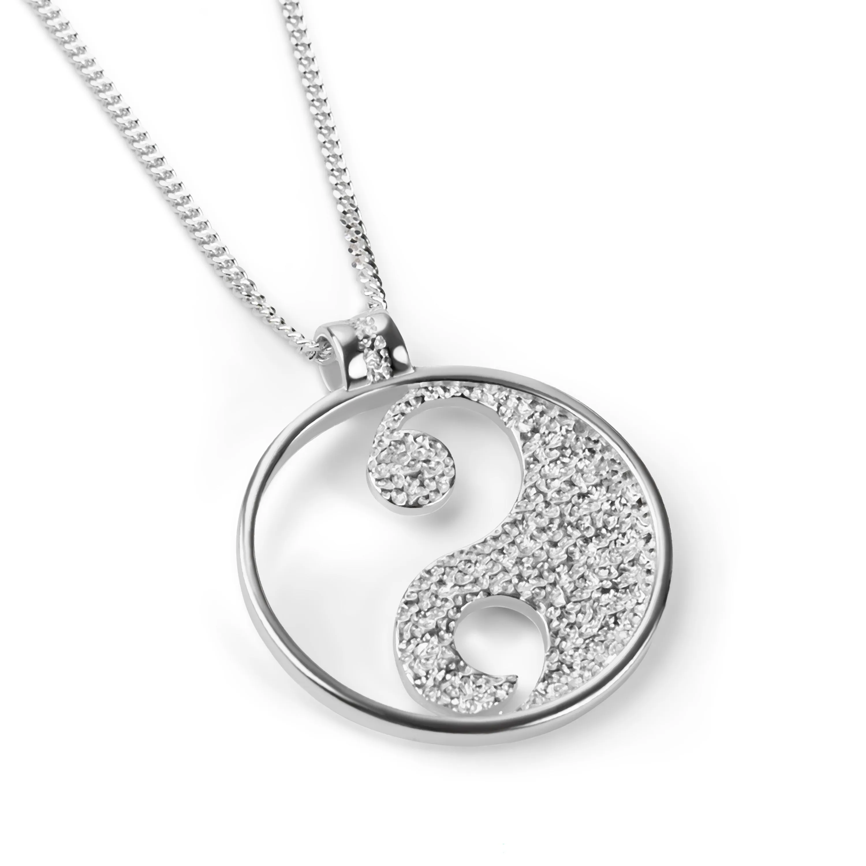 Yin Yang Necklace in Sterling Silver sold by Henryka