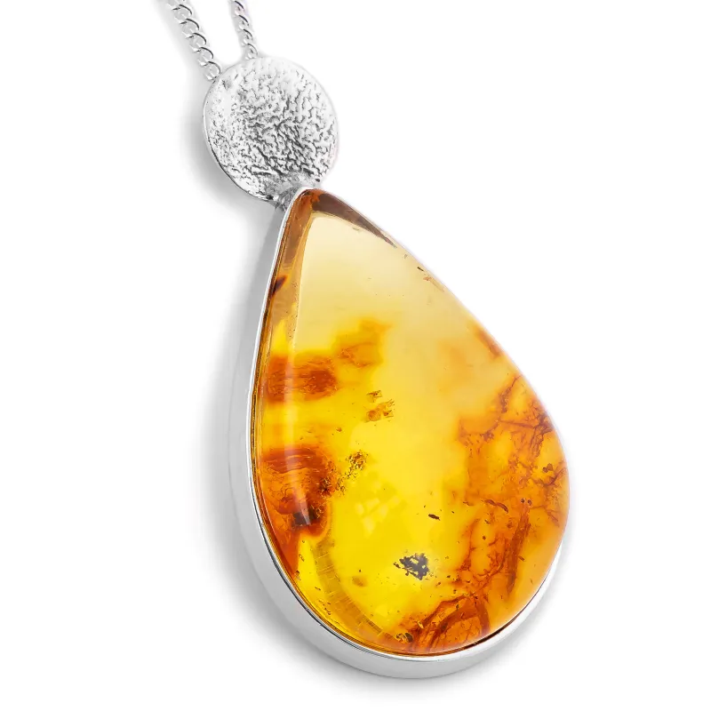 Time Captured: Raw Baltic Amber in Its Pure Form, Filled with Inclusions sold by Henryka