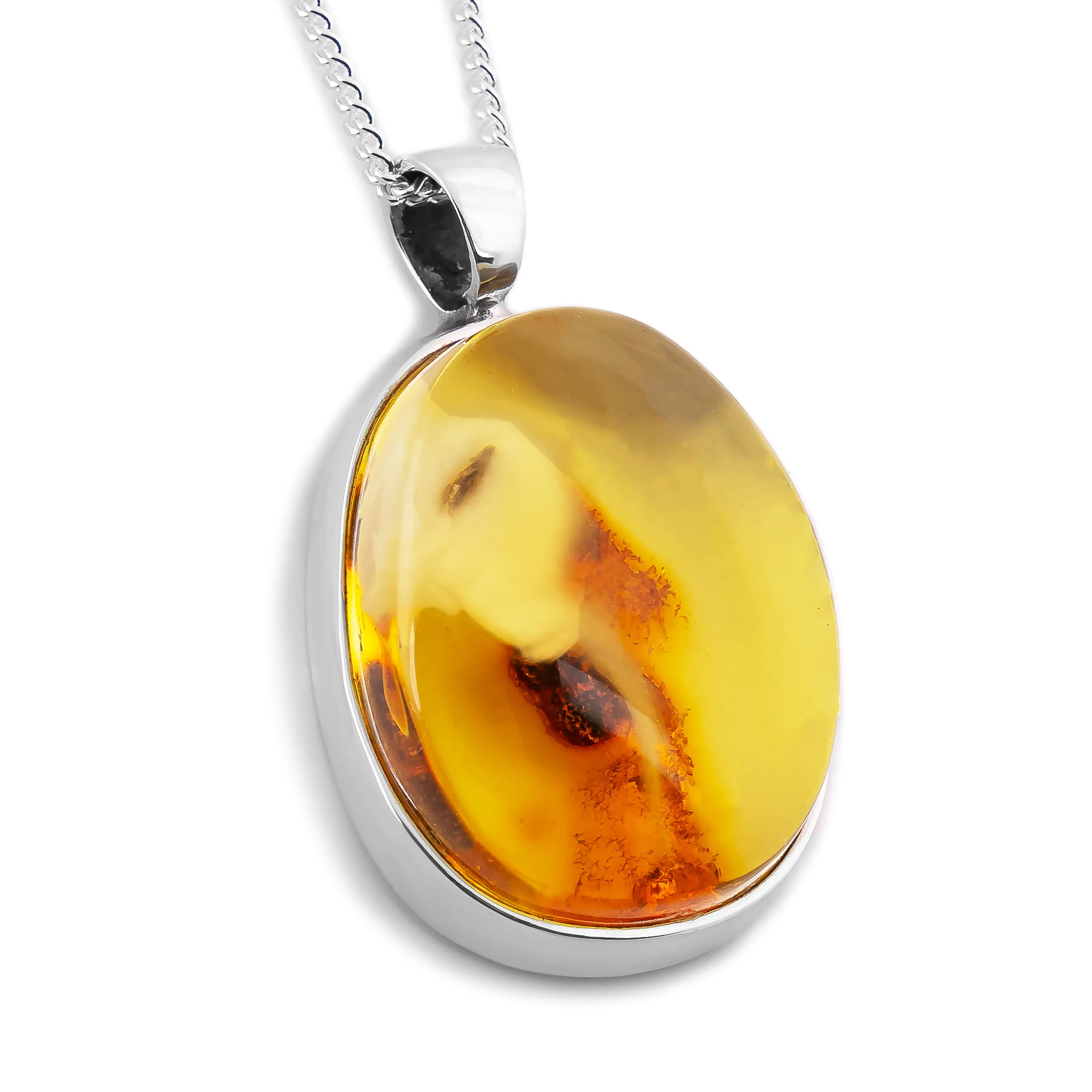 Nature’s Signature: Raw Baltic Amber with One-of-a-Kind Inclusions sold by Henryka