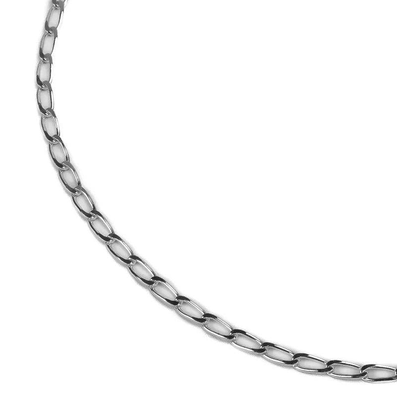 925 Sterling Silver Paperclip Link Chain Necklace sold by Henryka