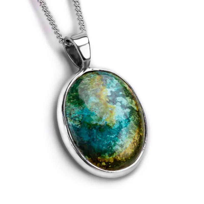 Pretty Tibetan Turquoise Necklace - Natural Designer Gemstone sold by Henryka