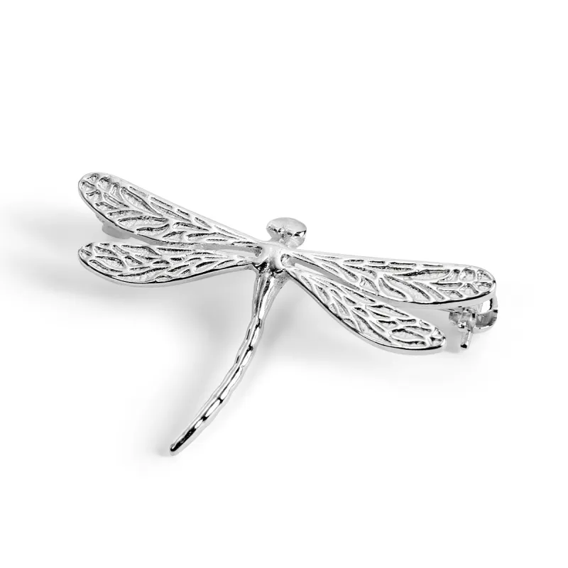 English Emperor Dragonfly Brooch in Sterling Silver made by Henryka