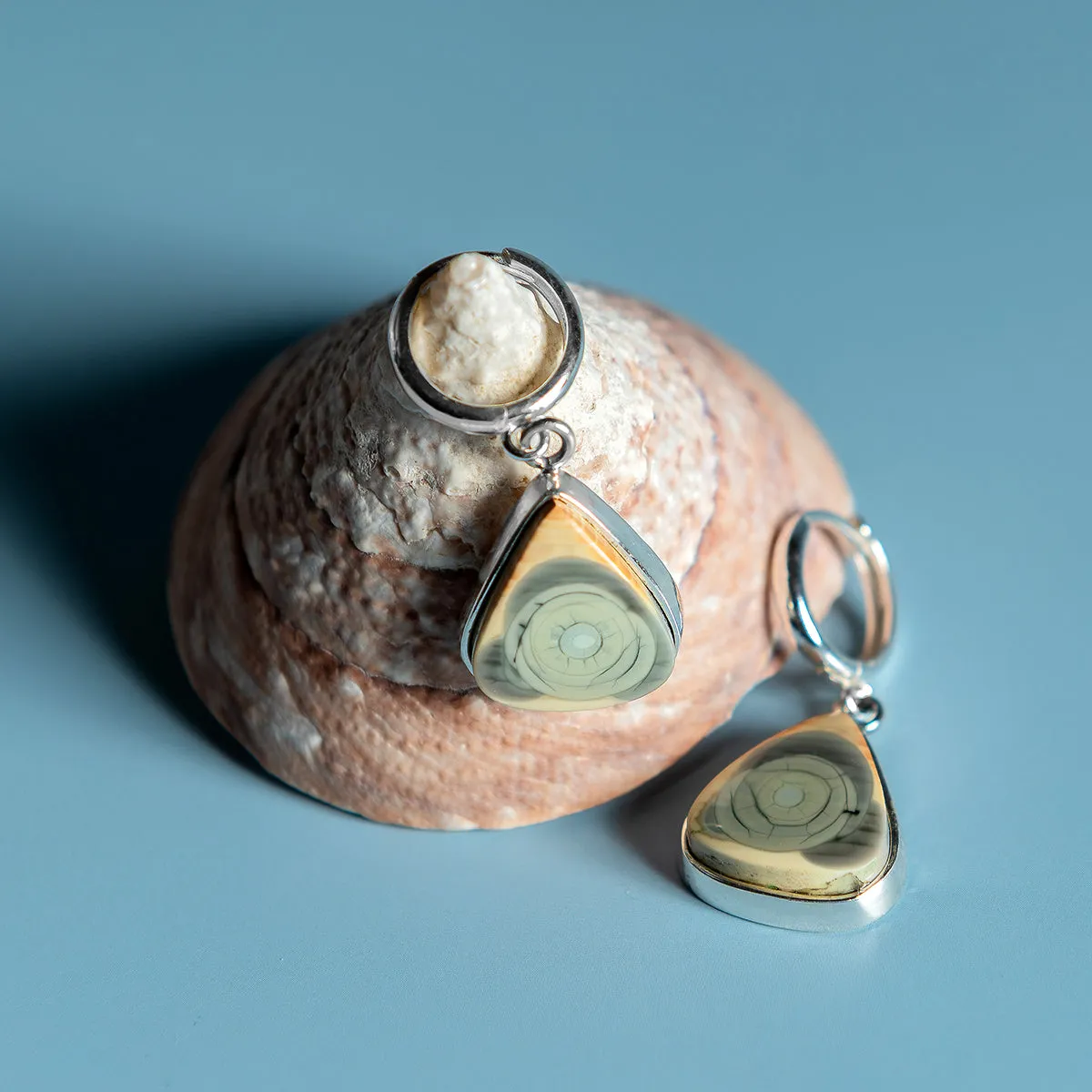Handmade Stunning Royal Imperial Jasper Earrings - Natural Designer Gemstones sold by Henryka product image thumbnail 2
