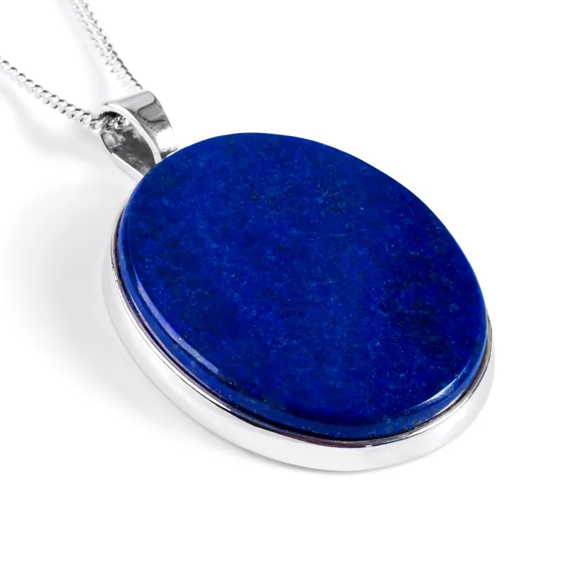 Stunning Lapis Lazuli Necklace - Natural Designer Gemstone sold by Henryka