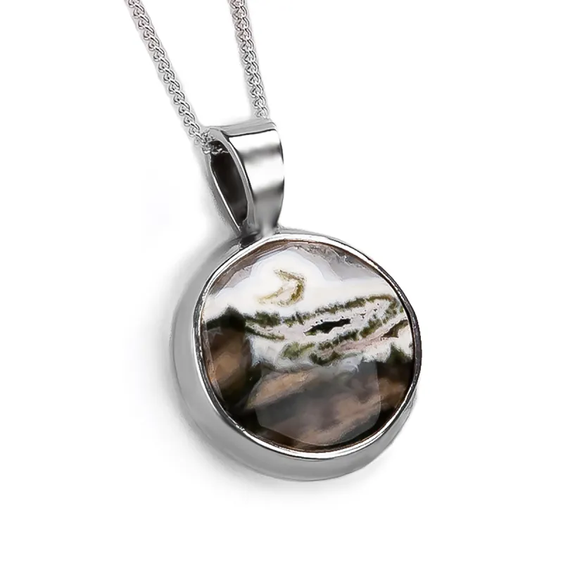 GRAND Ocean Jasper Necklace - Natural Designer Gemstone sold by Henryka