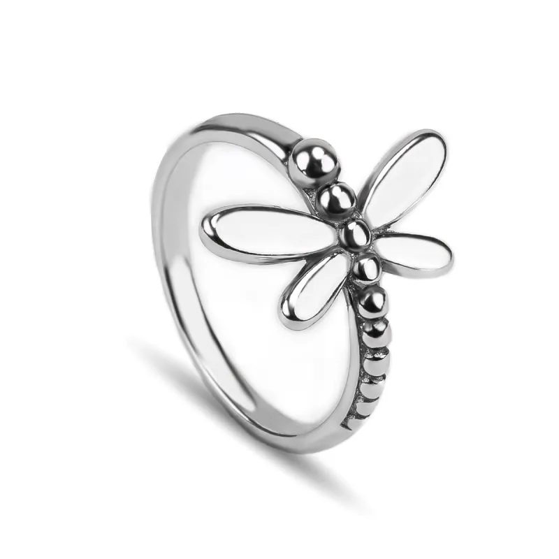 Dragonfly Ring in Silver sold by Henryka