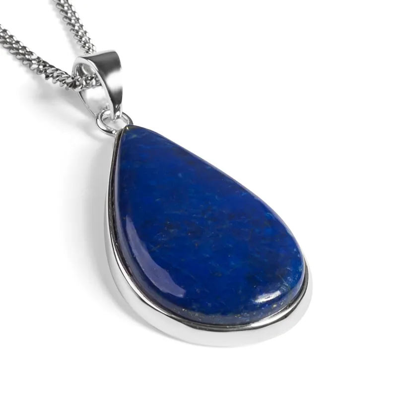 Pertect Lapis Lazuli Necklace - Natural Designer Gemstone sold by Henryka