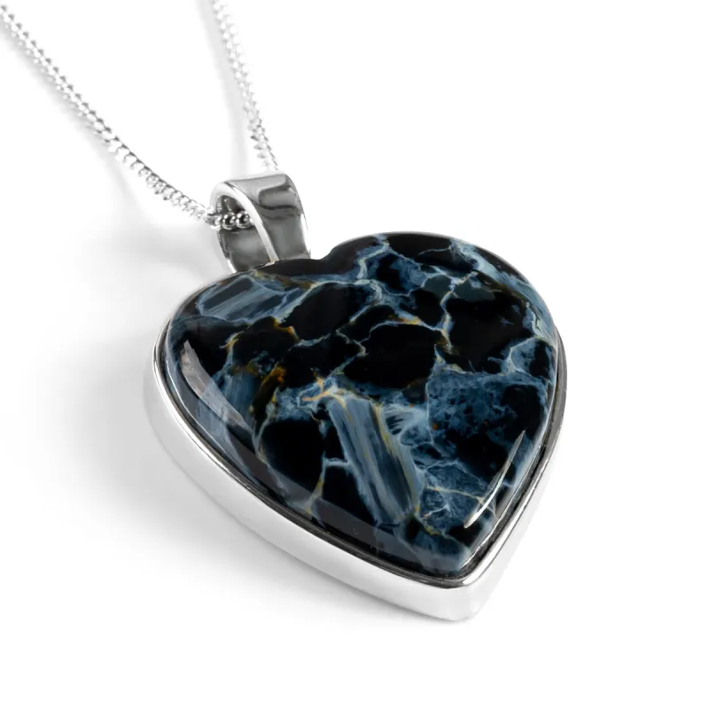 Stunning Namibian Pietersite Necklace - Natural Designer Gemstone sold by Henryka