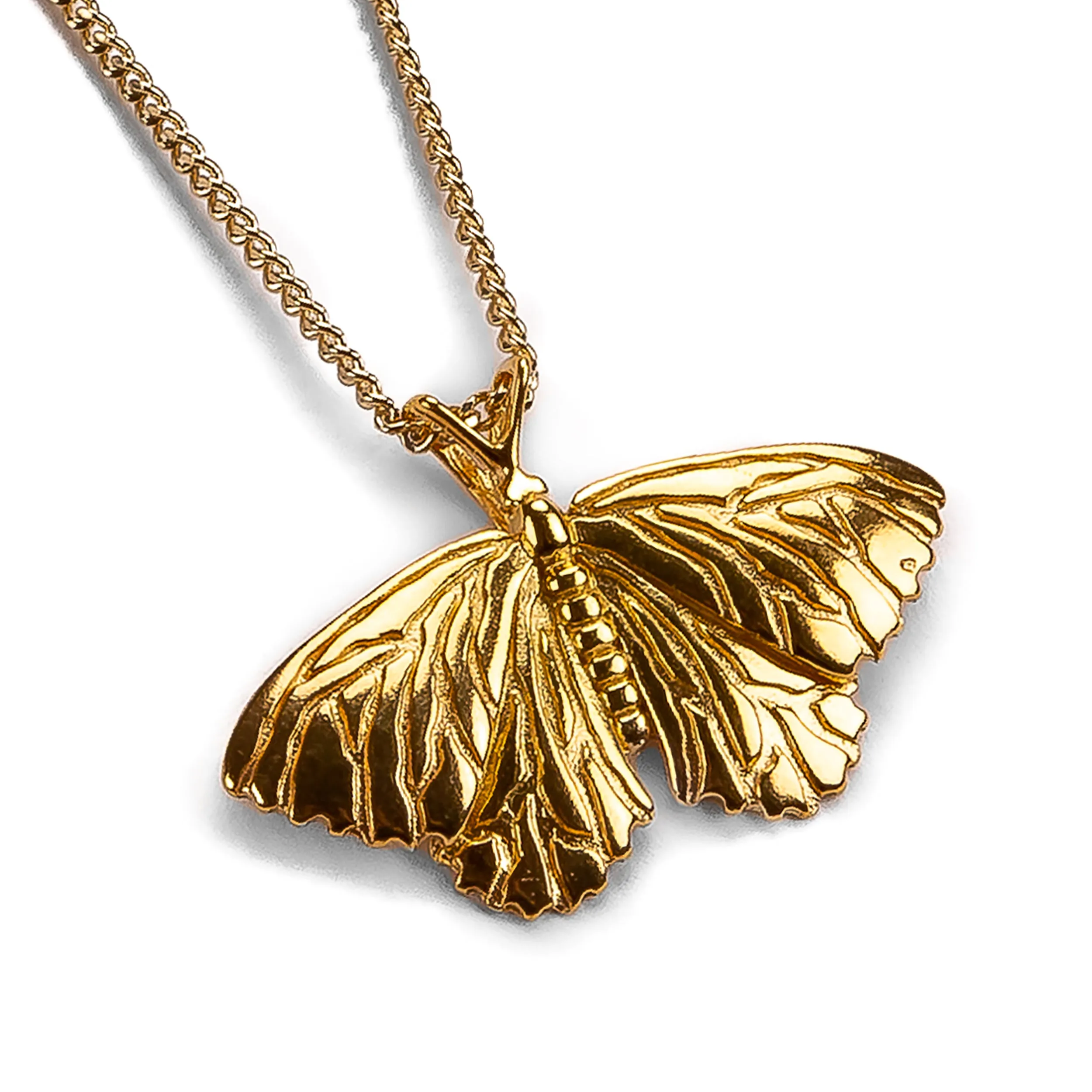 Moth Necklace in Silver with 24ct Gold sold by Henryka