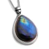 Cute Labradorite Necklace- Natural Designer Gemstone sold by Henryka
