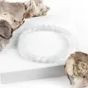 Stretch Bead Bracelet in Moonstone sold by Henryka
