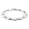 Classic Teardrop Link Bracelet in Silver and Moonstone sold by Henryka