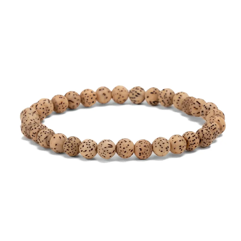 Stretch Bead Bracelet in Lotus Seed sold by Henryka