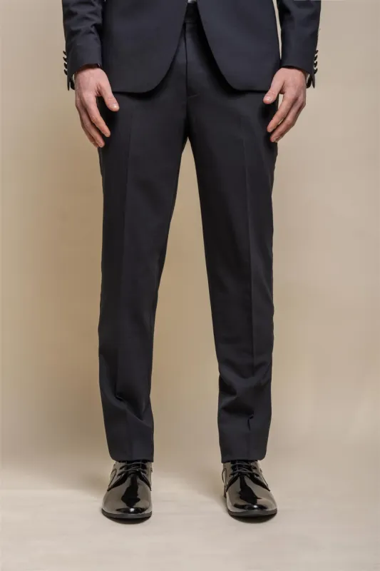 Aspen Midnight Navy Trousers sold by House of Cavani