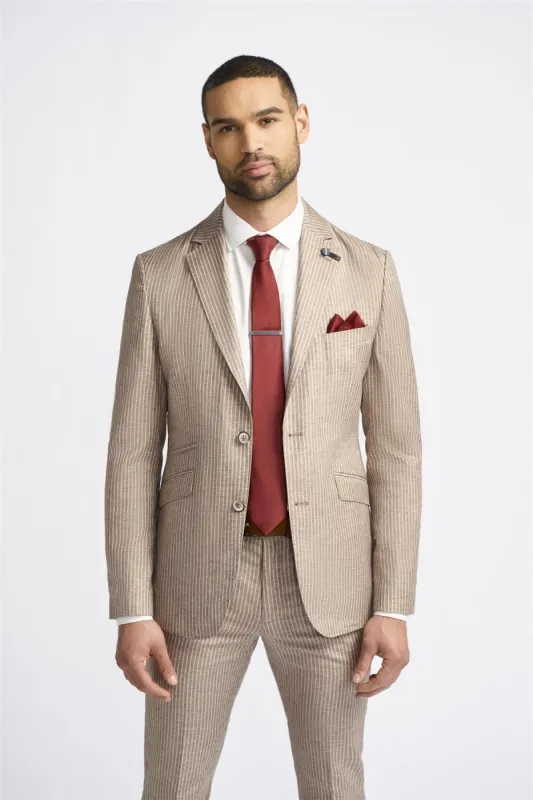 Kraken Sand Two Piece Suit sold by House of Cavani