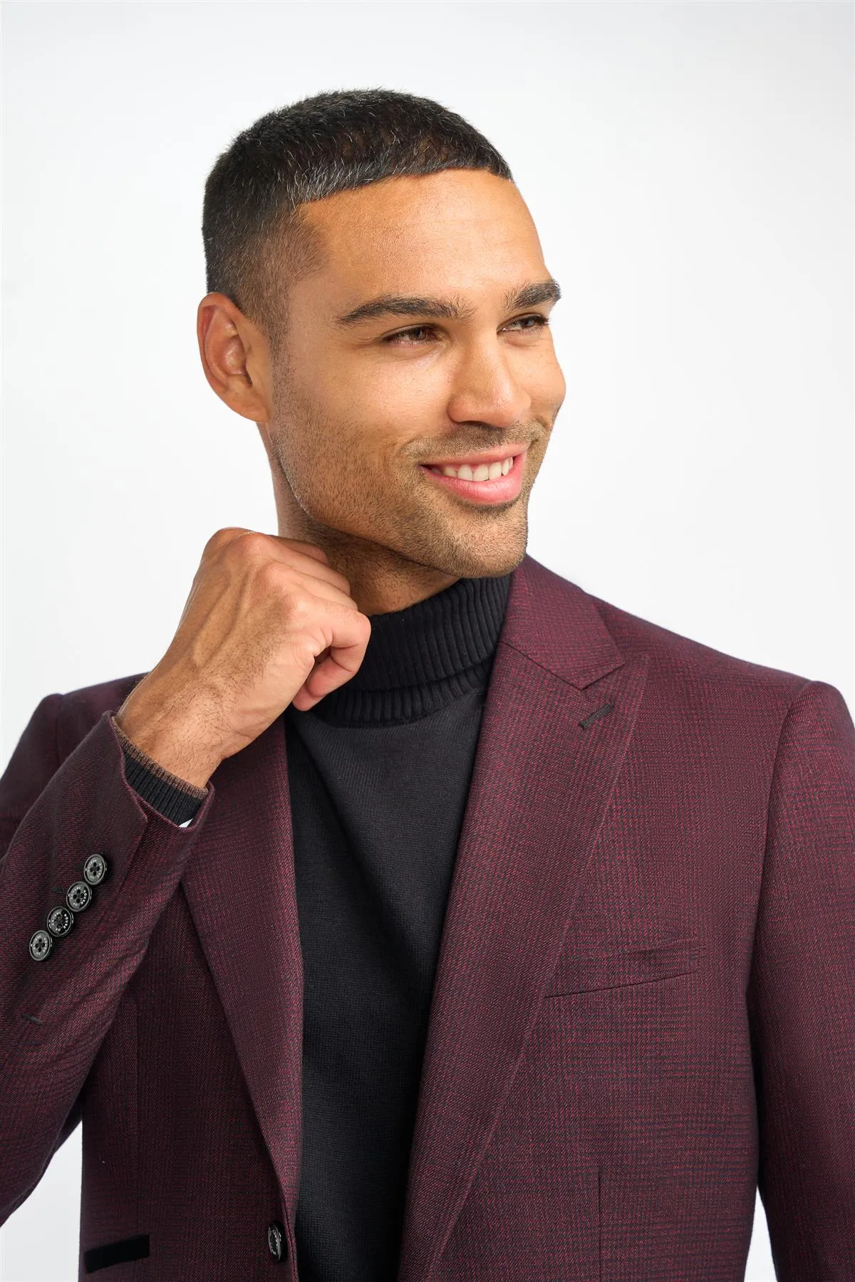 Caridi Wine Blazer sold by House of Cavani product image thumbnail 3