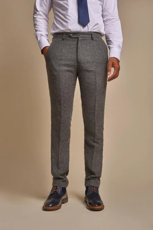 Martez Grey Trousers sold by House of Cavani