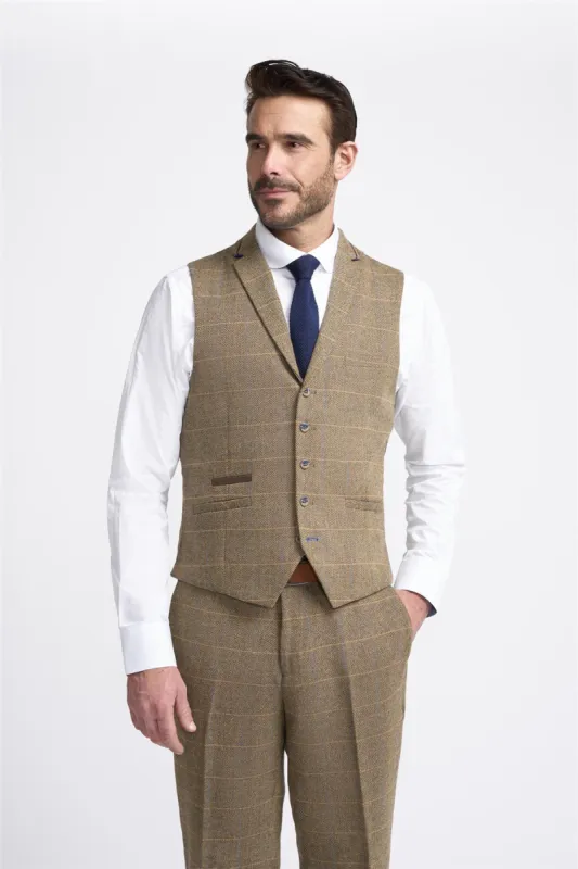 Albert Brown Waistcoat sold by House of Cavani