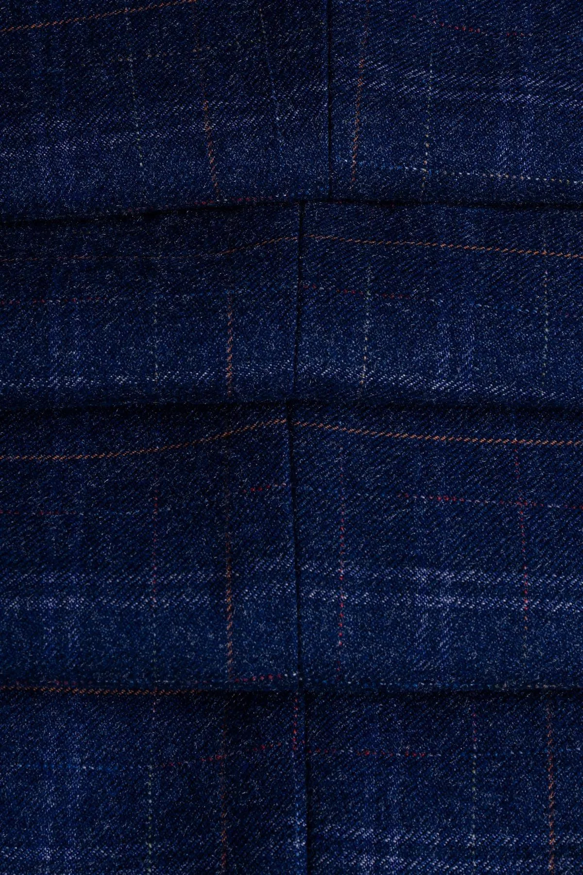 Kaiser Blue Check Waistcoat sold by House of Cavani product image thumbnail 5