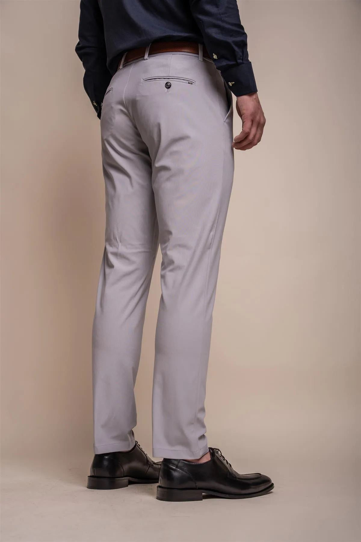 Reed Grey Trouser sold by House of Cavani product image thumbnail 3
