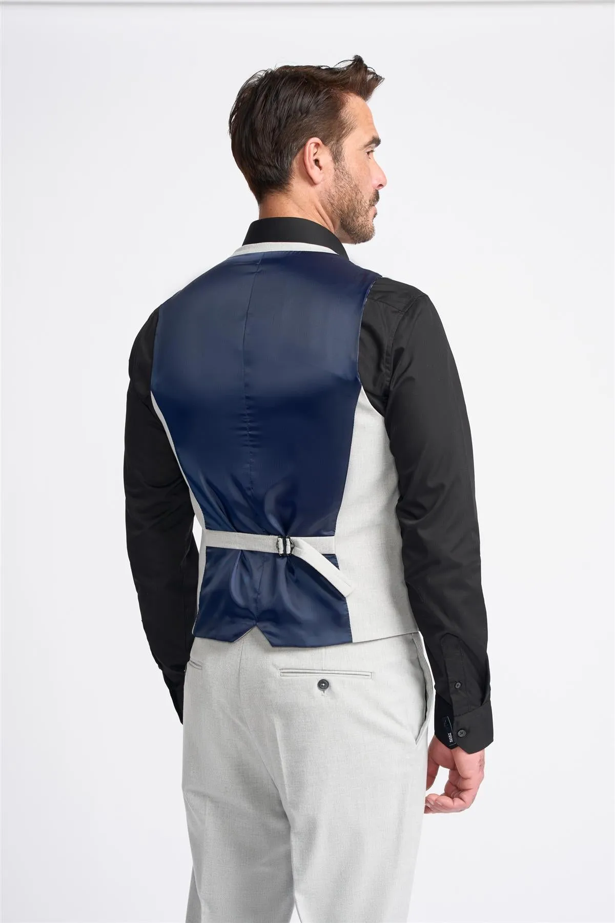 Furious Ivory Waistcoat sold by House of Cavani product image thumbnail 3