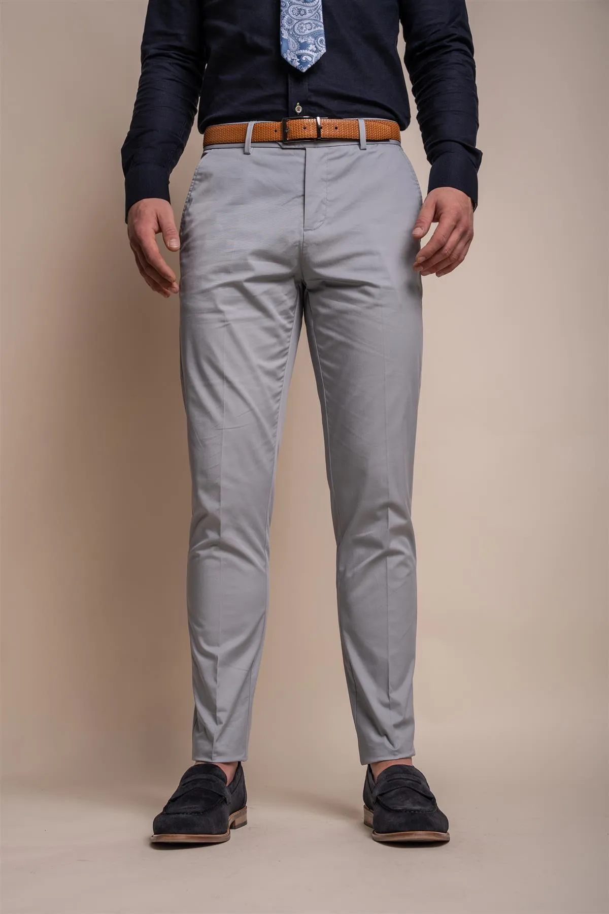 Mario Ice Blue Trousers sold by House of Cavani