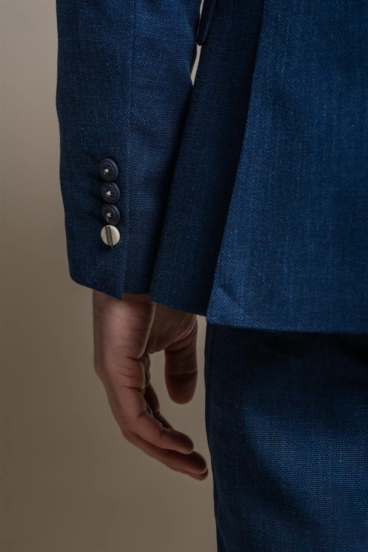 Miami Blue Slim Fit Blazer sold by House of Cavani product image thumbnail 3