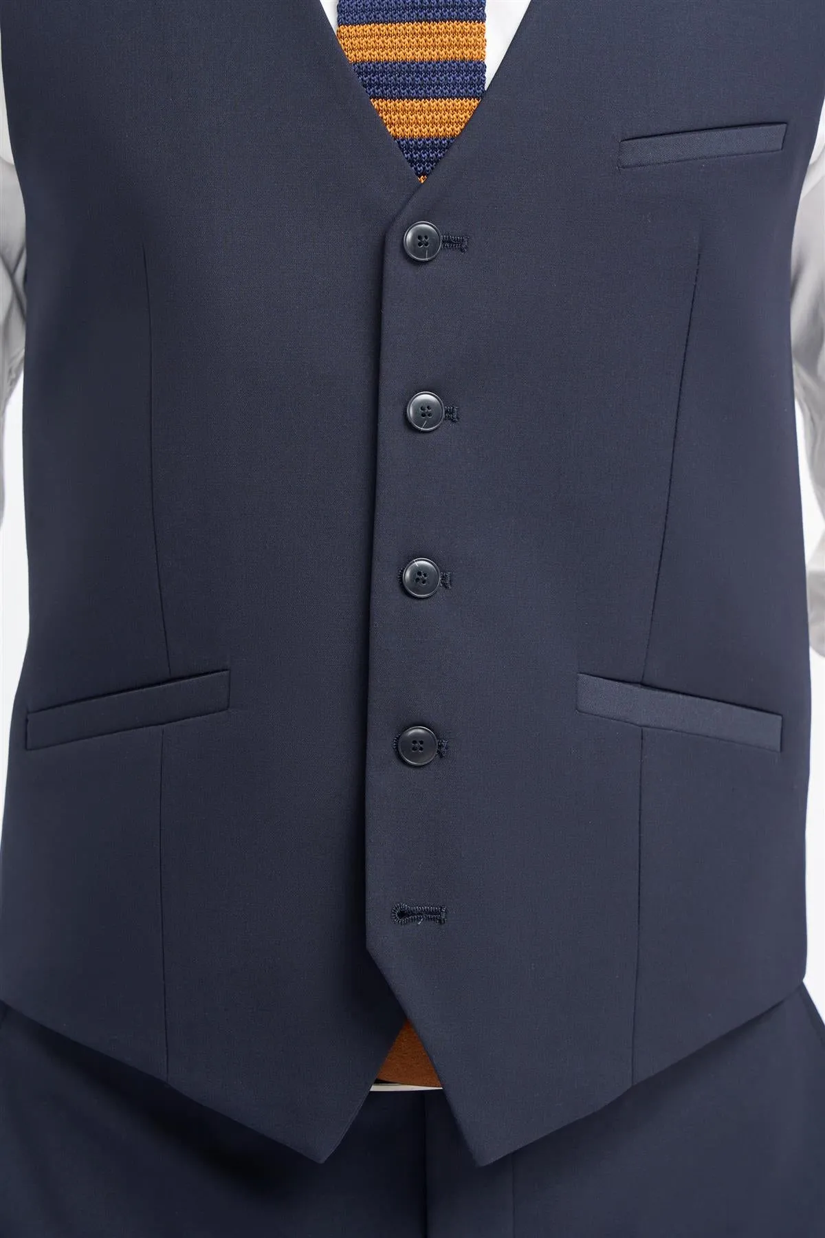 Malibu Navy Waistcoat sold by House of Cavani product image thumbnail 5