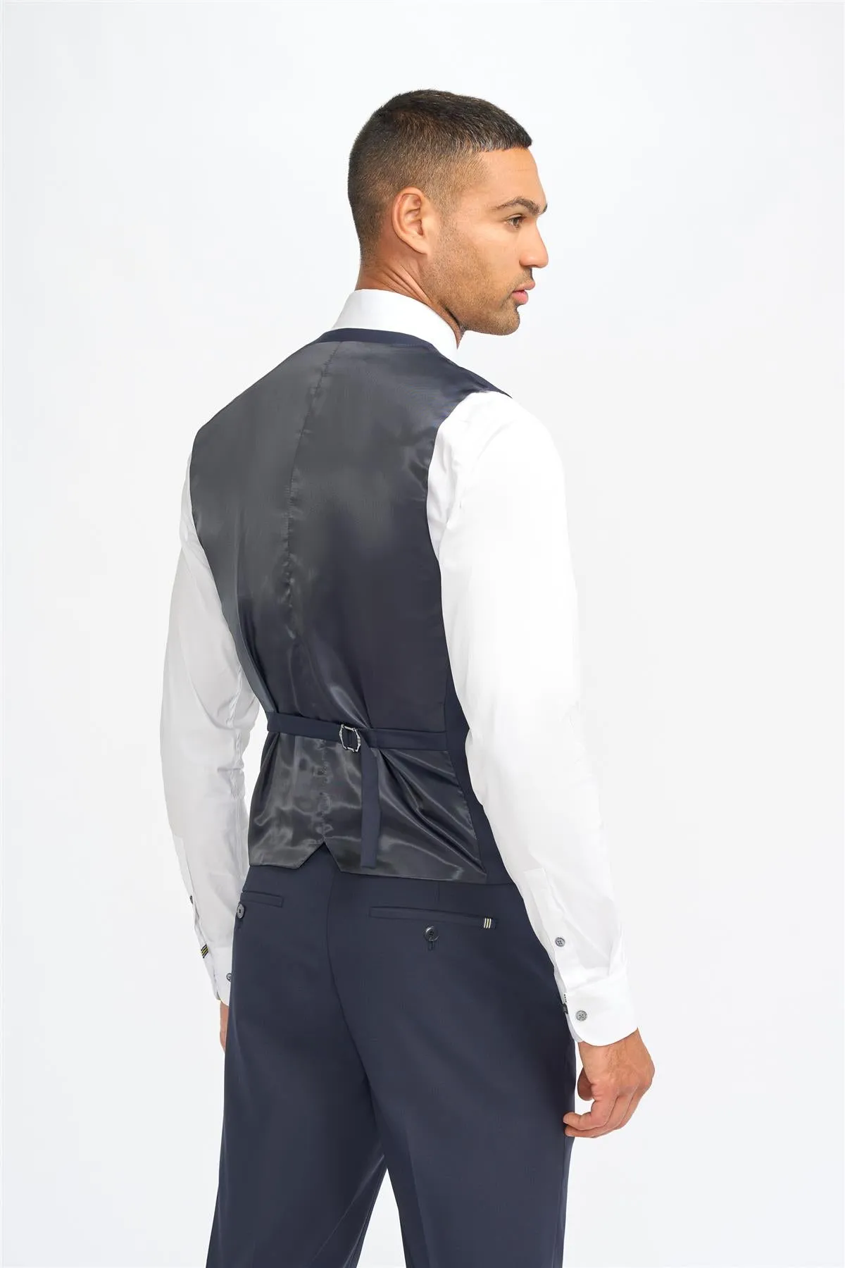 Malibu Navy Waistcoat sold by House of Cavani product image thumbnail 3