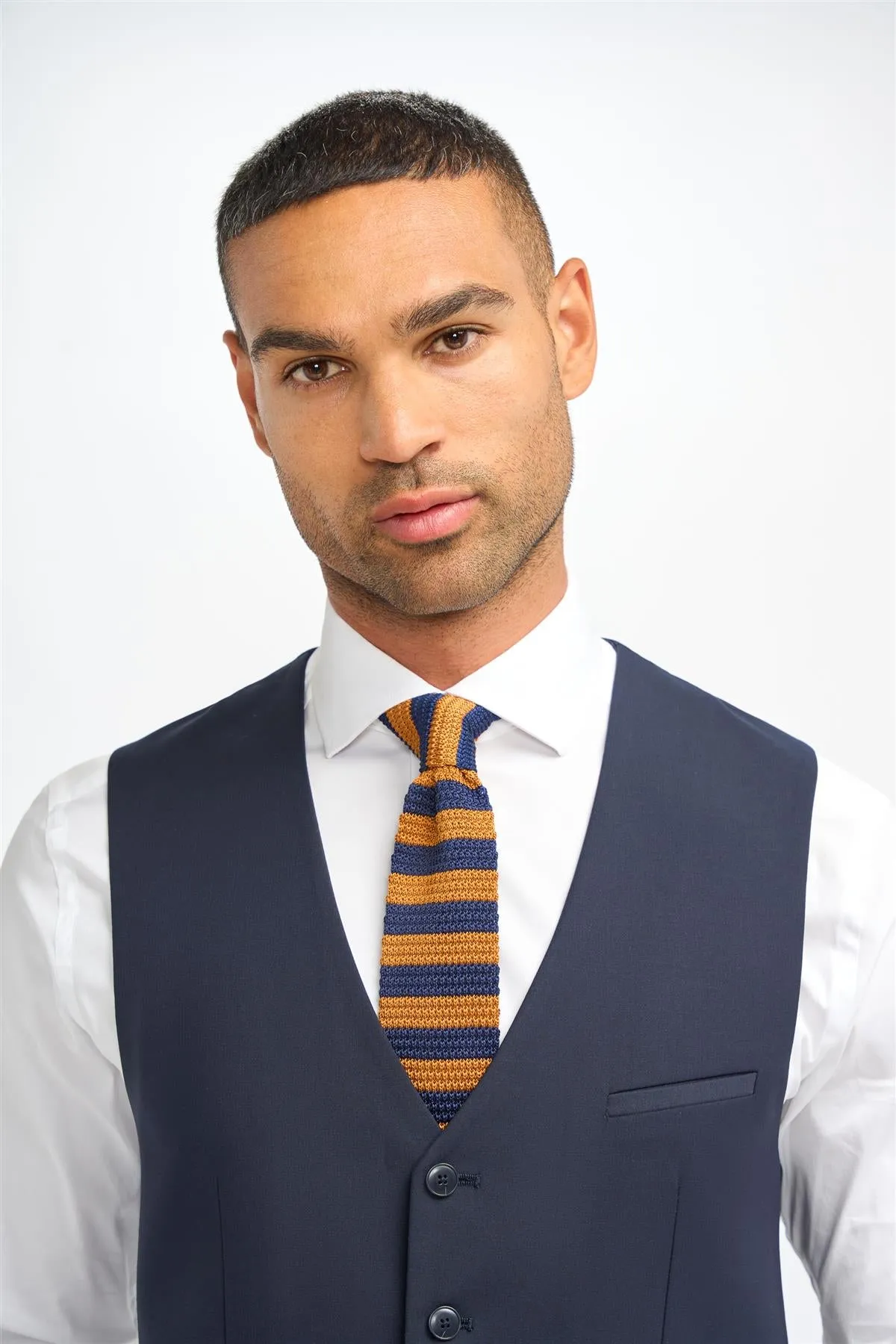 Malibu Navy Waistcoat sold by House of Cavani product image thumbnail 4