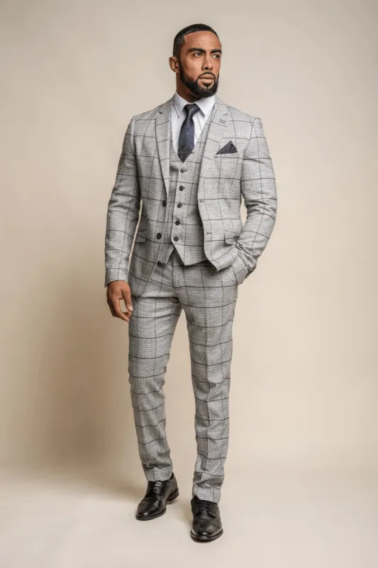Ghost Tweed Three Piece Suit made by House of Cavani