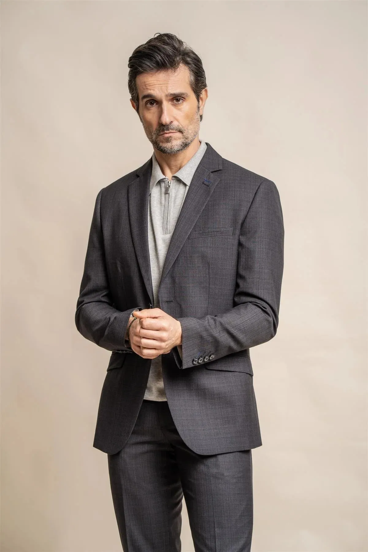 Seeba Graphite Three Piece Suit sold by House of Cavani product image thumbnail 2
