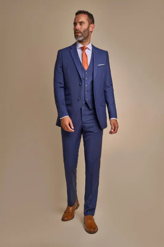 Jefferson Navy Short Three Piece Suit sold by House of Cavani