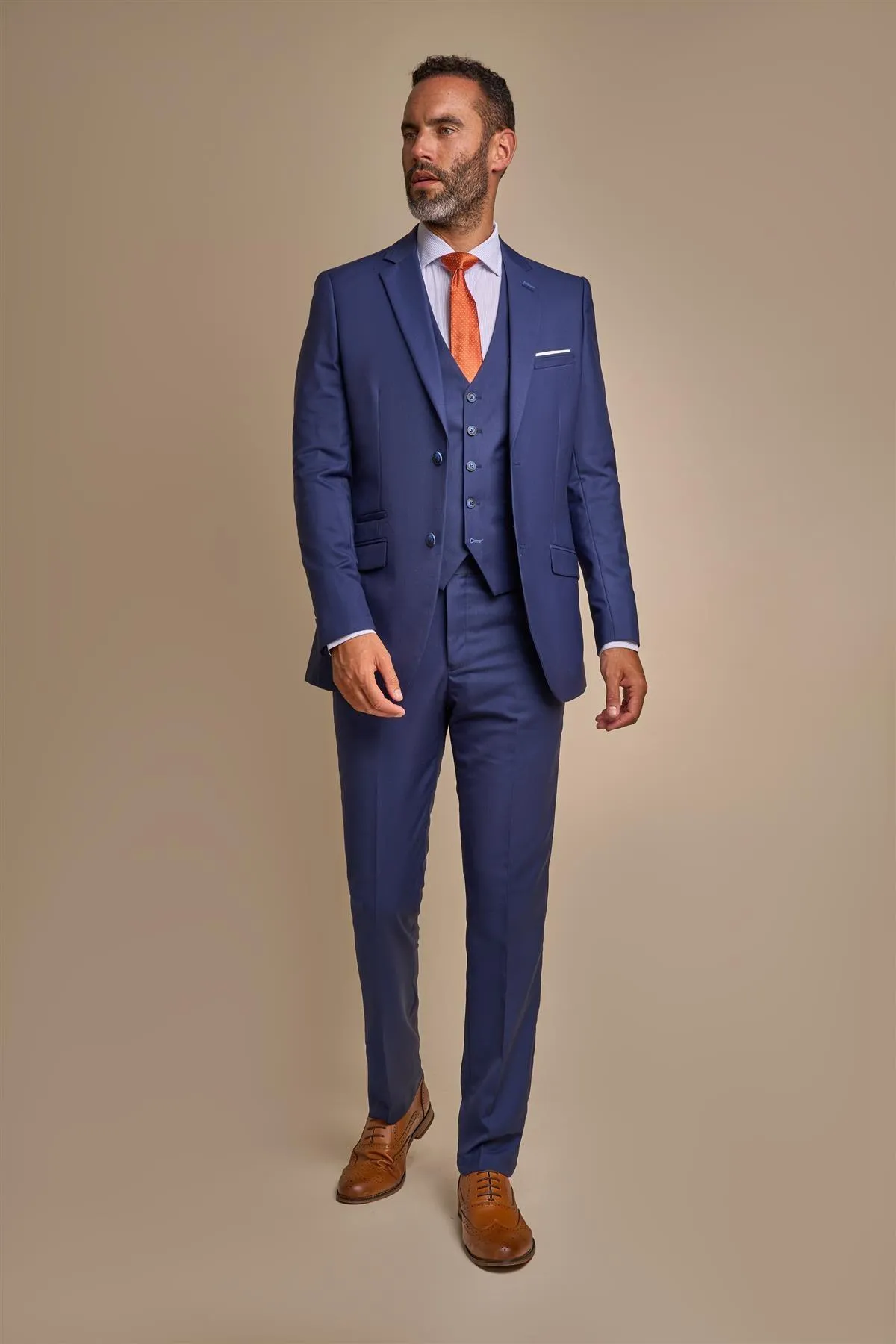 Jefferson Navy Short Three Piece Suit sold by House of Cavani
