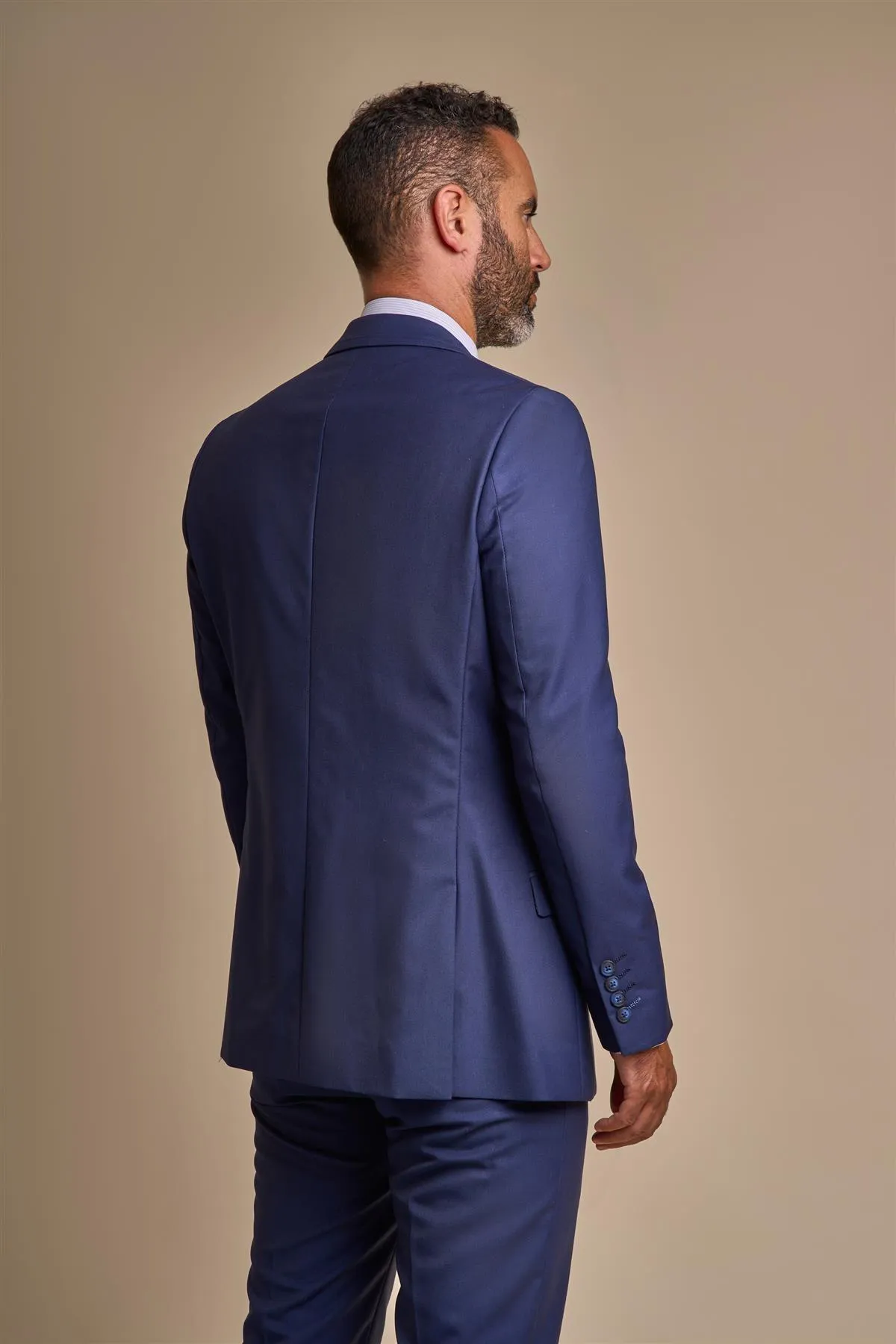 Jefferson Navy Short Three Piece Suit sold by House of Cavani product image thumbnail 3
