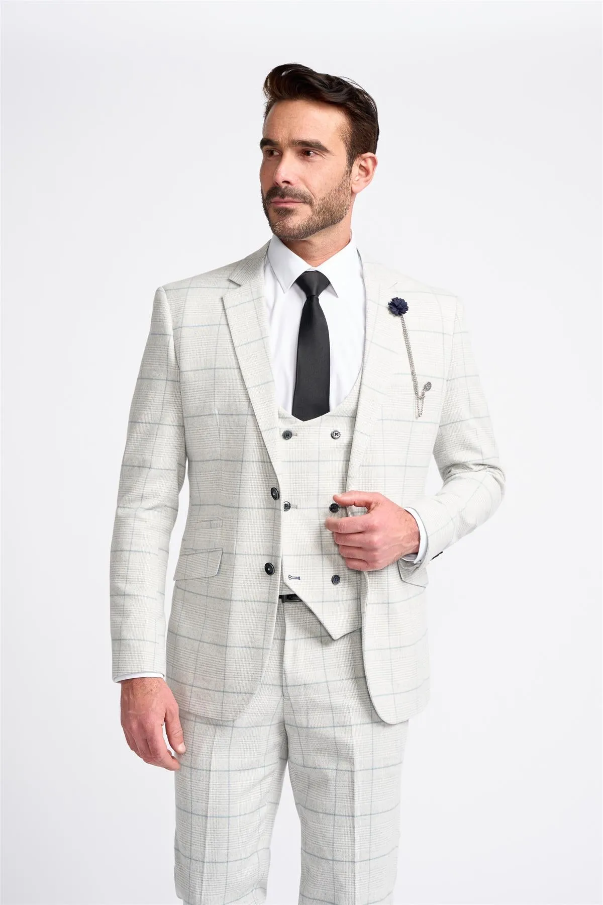 Radika Light Grey Blazer sold by House of Cavani