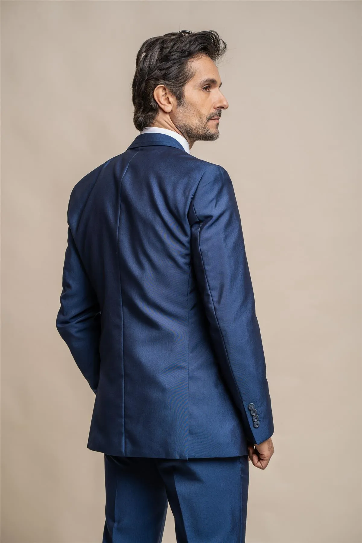 Ford Blue Long Three Piece Suit sold by House of Cavani product image thumbnail 3