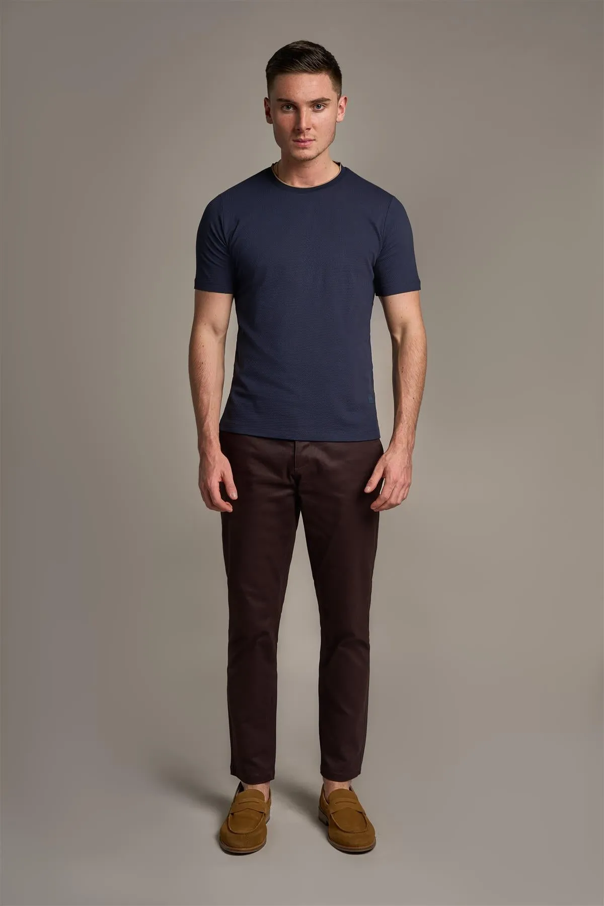 Byron Navy T-Shirt sold by House of Cavani product image thumbnail 2