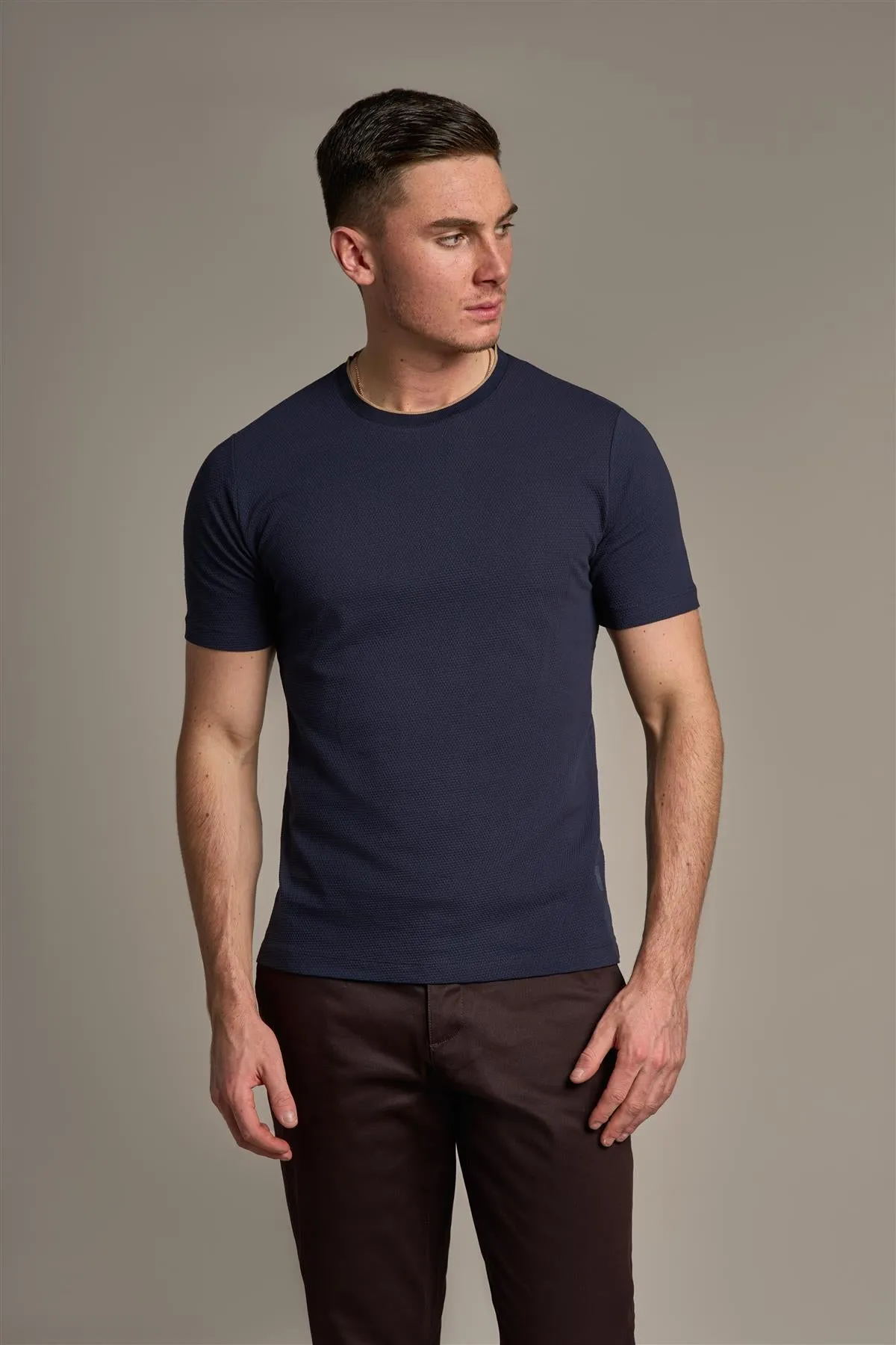 Byron Navy T-Shirt sold by House of Cavani