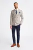 Sergio Beige Double Breasted Blazer sold by House of Cavani