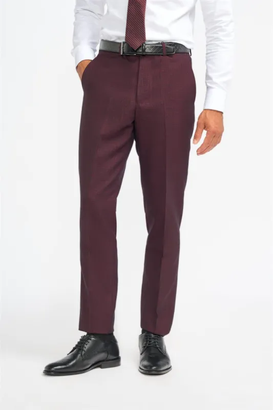 Caridi Wine Trouser sold by House of Cavani