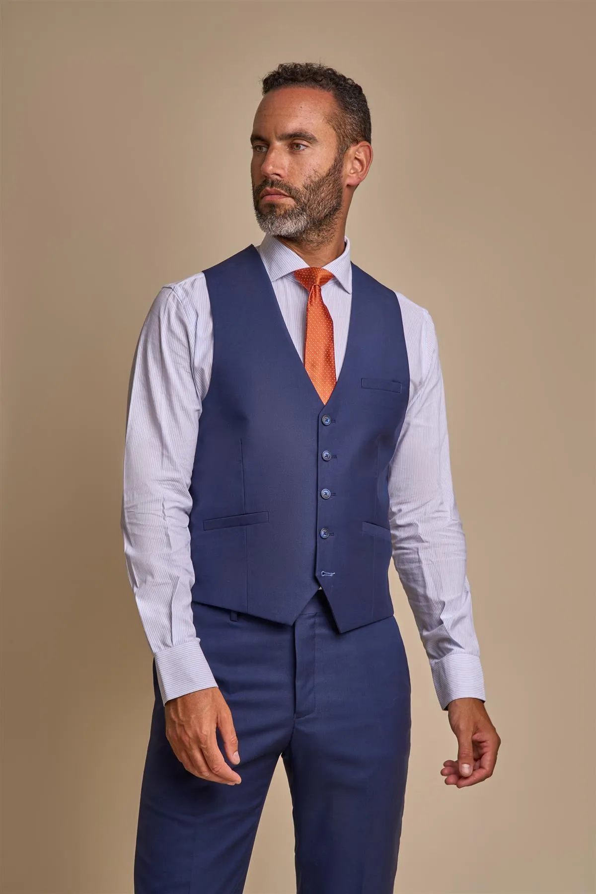 Jefferson Navy Waistcoat sold by House of Cavani