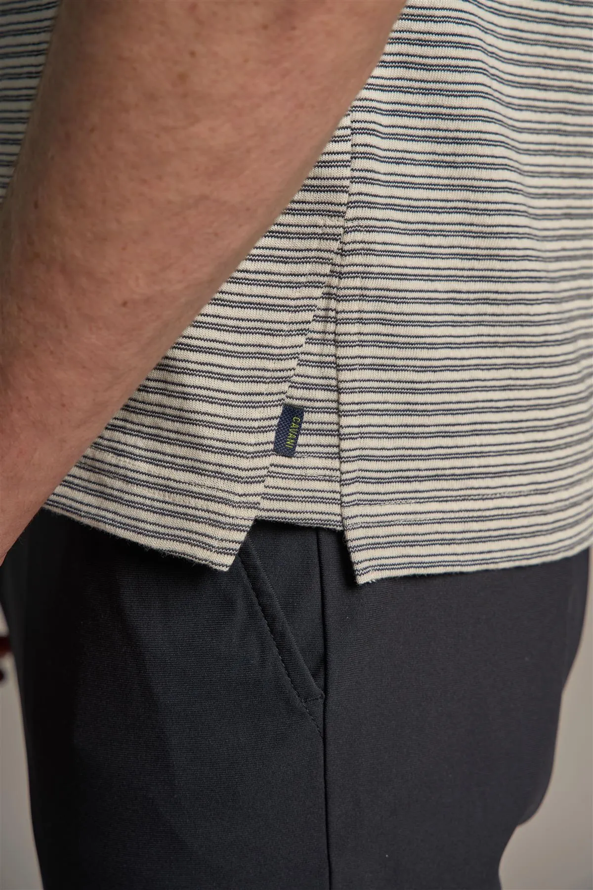 Lance Ecru Polo sold by House of Cavani product image thumbnail 4